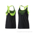 2014 Hot sale women's sports tanks, made of 100% polyester, good-quality, competitive priceNew